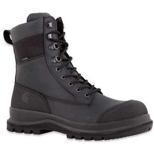 Carhartt F702905 Men’s Detroit Rugged Flex® Waterproof Insulated S3 High Safety Work Boot - Black-Black-42