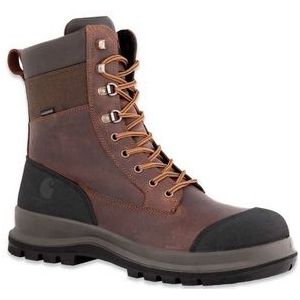 Carhartt F702905 Men’s Detroit Rugged Flex® Waterproof Insulated S3 High Safety Work Boot - Dark Brown-Dark brown-39