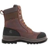 Carhartt F702905 Men’s Detroit Rugged Flex® Waterproof Insulated S3 High Safety Work Boot - Dark Brown-Dark brown-43
