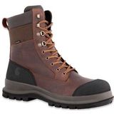 Carhartt F702905 Men’s Detroit Rugged Flex® Waterproof Insulated S3 High Safety Work Boot - Dark Brown-Dark brown-43