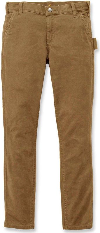 Carhartt - Women Slim-Fit Crawford Pant - Yukon-6 - Broek