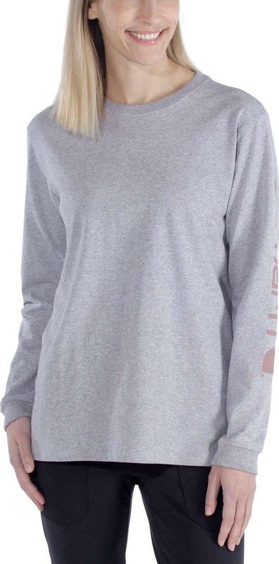 Carhartt - Workwear - Longsleeve - Heather Grey - 60% Katoen, 40% Polyester