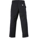 Carhartt - Stretch Duck Double Front - Werkbroek - Zwart - Versterkte Broekzakken