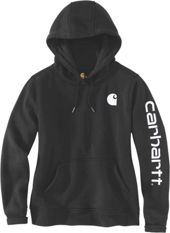 Carhartt Clarksburg Logo Zwart Sweatshirt Dames