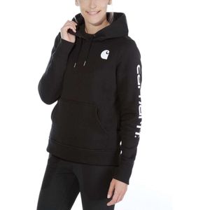 Carhartt Relaxed Fit Midweight Logo Sleeve Graphic Sweatshirt-Zwart