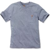 Carhartt Pocket T-shirt - korte mouw - Heather Grey (valt als )