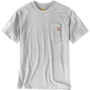 Carhartt Pocket T-shirt - korte mouw - Heather Grey (valt als )