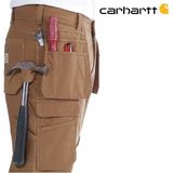 Carhartt Steel Rugged Flex Double Front Cargo Bruin Werkbroek Heren