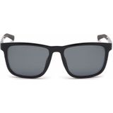 Timberland zonnebril voor heren, Zwart (glanzend zwart/gerookt gepolariseerd)