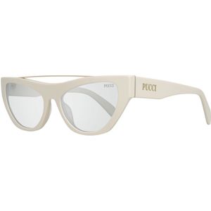 Emilio Pucci, Accessoires, Dames, Wit, ONE Size, Cat Eye Zonnebril met UV-bescherming
