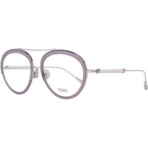 Tod's - Ronde Dames Optische Brillen - Paars - Leer