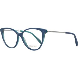 Emilio Pucci, Accessoires, Dames, Blauw, ONE Size, Blauwe Dames Optische Frames Stijlvol Accessoire