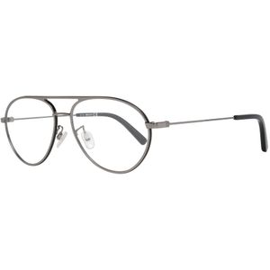 Bally - Heren Optische Monturen - Grijs - Metaal en Plastic - 57 mm Lenzen