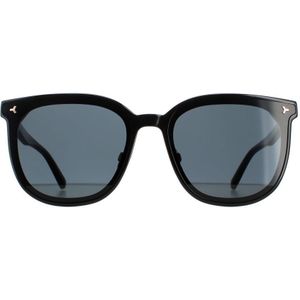 Bally zonnebril by0044-k 01a zwart grijs gespiegeld | Sunglasses