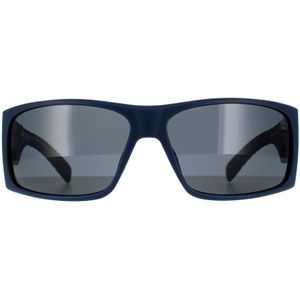 Timberland zonnebril TB9215 91D Mat Blue Smoke Polarisatie | Sunglasses