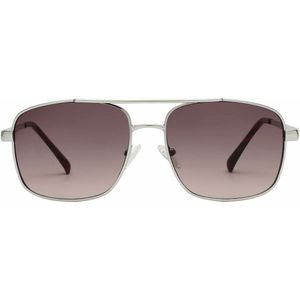 Guess GF0211 10F zonnebril met zilverbruin kleurverloop | Sunglasses