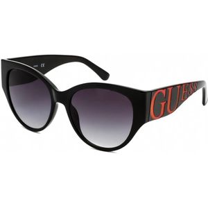 GF6118 01B glanzend zwarte zonnebril met rookverloop | Sunglasses