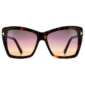 Tom Ford Leah FT0849 55B bruine zonnebril