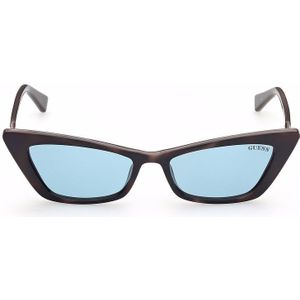 Guess, Accessoires, Dames, Bruin, ONE Size, Bruine Dames Zonnebril Rechthoekig Frame