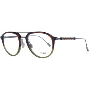 Tod's - Aviator Bril - Bruin - Unisex - Plastic Frame - Demo-glazen