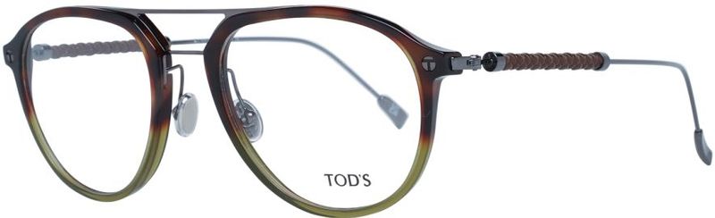 Tod's - Aviator Bril - Bruin - Unisex - Plastic Frame - Demo-glazen