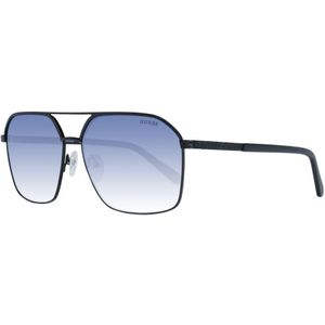 Guess GF5081 01W zwart blauw gradiënt gespiegelde zonnebril | Sunglasses
