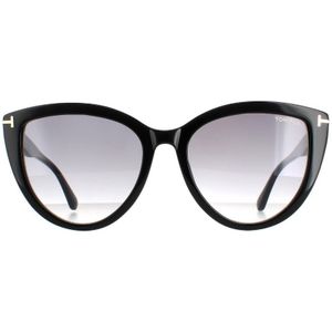 Tom Ford zonnebril Isabella FT0915 01B Shiny Black Smoke Gradiënt | Sunglasses