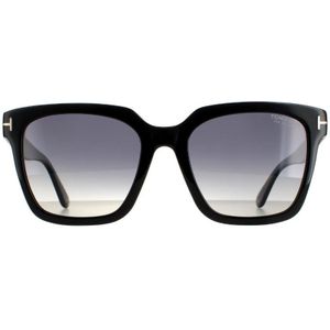 Tom Ford zonnebril Selby FT0952 01D Glansende zwarte rook gepolariseerd | Sunglasses