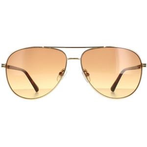 Guess - Zonnebril - Goud - Bruine Gradiëntlenzen