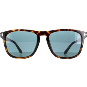 Tom Ford Vierkant Heren Dark Havana Blue FT0930 Gerard | Sunglasses