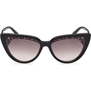Emilio Pucci, Accessoires, Dames, Zwart, ONE Size, Zwarte Cat Eye Zonnebril met Gradiënt
