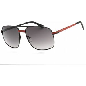 Guess GF0238 02B matzwarte zonnebril met rookverloop | Sunglasses