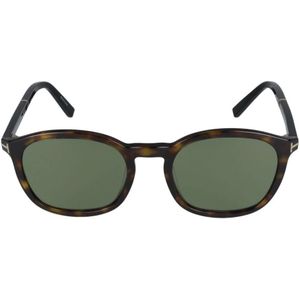 Tom Ford, Accessoires, Heren, Bruin, ONE Size, Heren Zonnebrillen Collectie in Polycarbonaat
