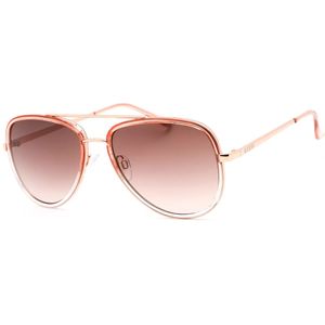 Guess GF0417 72B glanzend roze smoke gradient zonnebril | Sunglasses