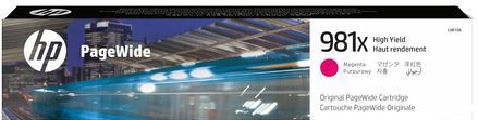 HP 981X High Yield Magenta Original PageWide Cartridge inktcartridge 1 stuk(s) Origineel Hoog (XL) rendement