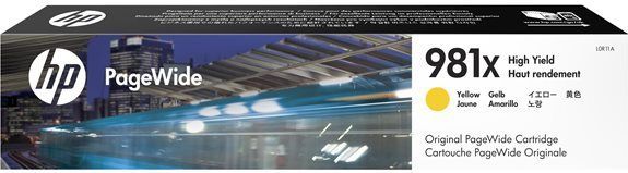 HP 981X High Yield Yellow Original PageWide Cartridge inktcartridge 1 stuk(s) Origineel Hoog (XL) rendement Geel
