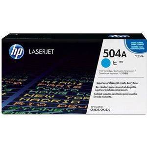 HP - 504A - Toner - Cyaan - Origineel - Geschikt voor Laserprinters