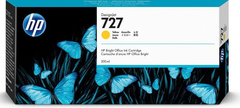 HP 727 300-ml Yellow DesignJet Ink Cartridge printkop