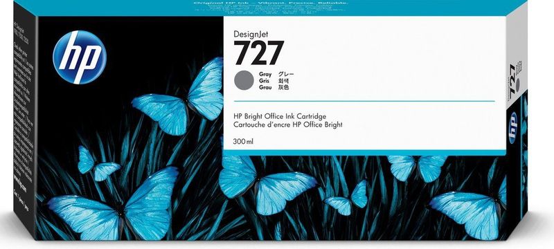 HP 727 300-ml Gray DesignJet Ink Cartridge printkop
