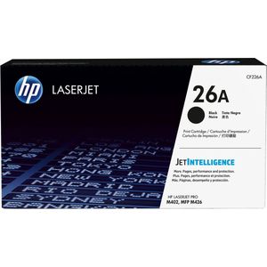 Original HP Toner 26A, Einzelpack, schwarz