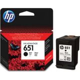 HP 651 zwart (C2P10AE) - Inktcartridge - Origineel