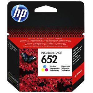 HP - 652 - Inktcartridge - Zwart - 6 ml - Origineel