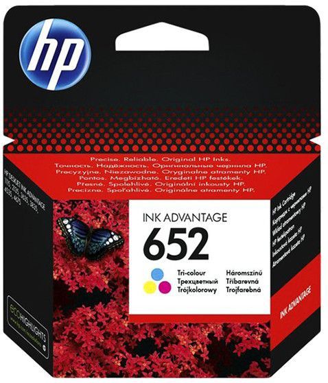 HP - 652 - Inktcartridge - Zwart - 6 ml - Origineel