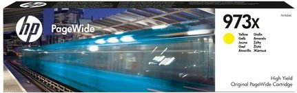 HP 973X High Yield Yellow Original PageWide Cartridge inktcartridge 1 stuk(s) Origineel Hoog (XL) rendement Geel