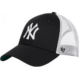 47 Brand MLB New York Yankees Branson Cap B-BRANS17CTP-BK, Unisex, Zwart, Pet, maat: One size