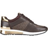 Michael Kors - Allie Wrap - Sneakers - Bruin - Kwaliteit Leder