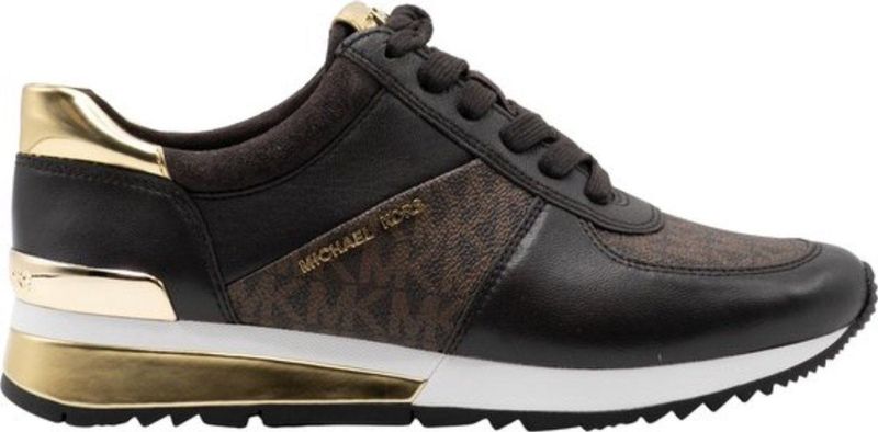 Michael Kors - Allie Wrap - Sneakers - Bruin - Kwaliteit Leder