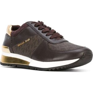 Michael Kors Allie Trainer, Derby veterschoenen voor dames, Bruin