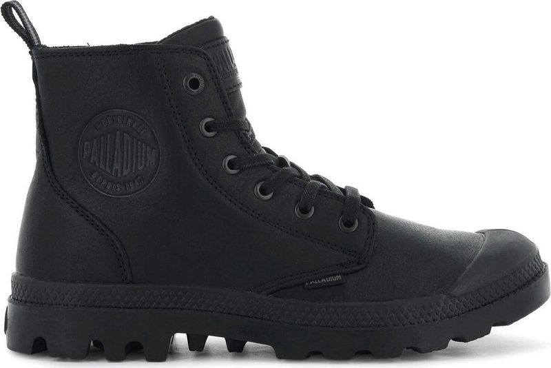 Palladium Pampa Zip Leather Ess Black leather shoes
