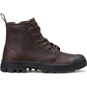 Palladium PAMPA ZIP LTH ESS - VeterlaarzenHoge sneakersDames sneakersDames veterschoenenHalf-hoge schoenen - Kleur: Bruin - Maat: 38